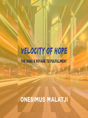 cover image of Velocity of Hope